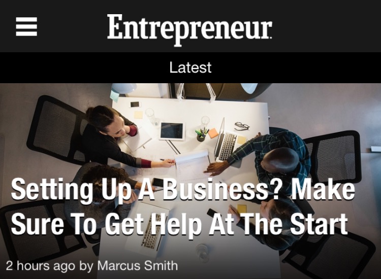 Setting Up A Business? Make Sure To Get Help At The Start