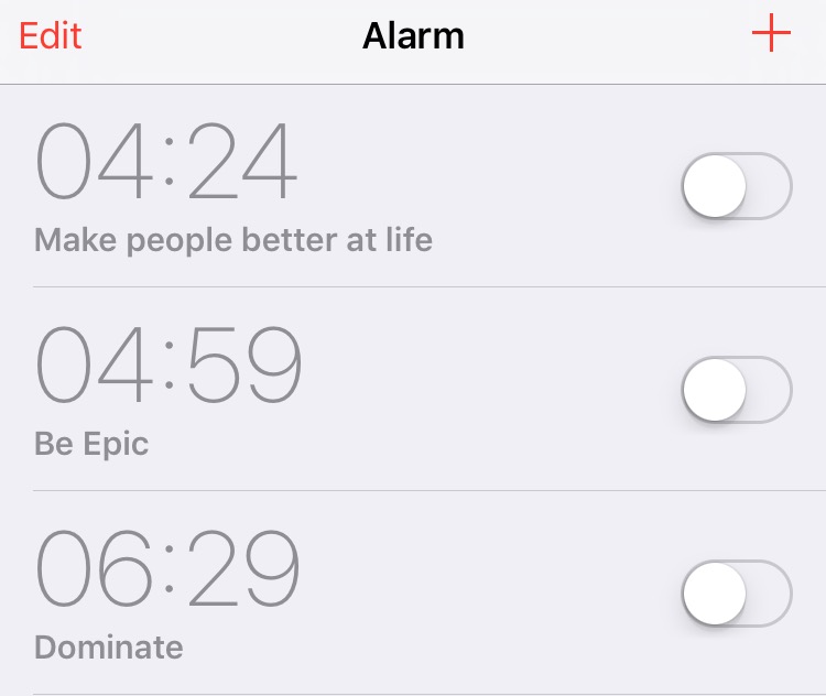 Why does Apple let you name your alarms?