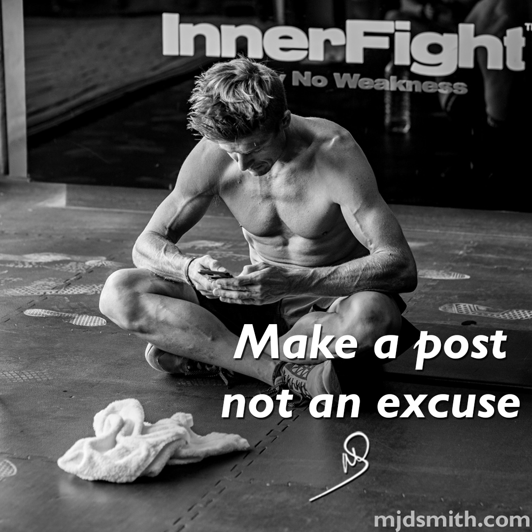 Make a post not an excuse