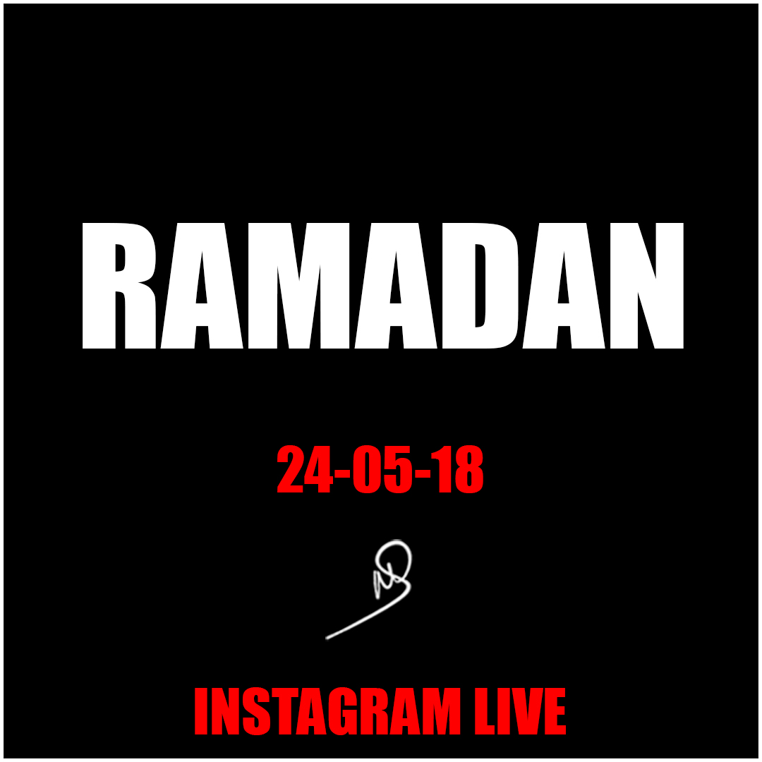Ramadan – Instagram live