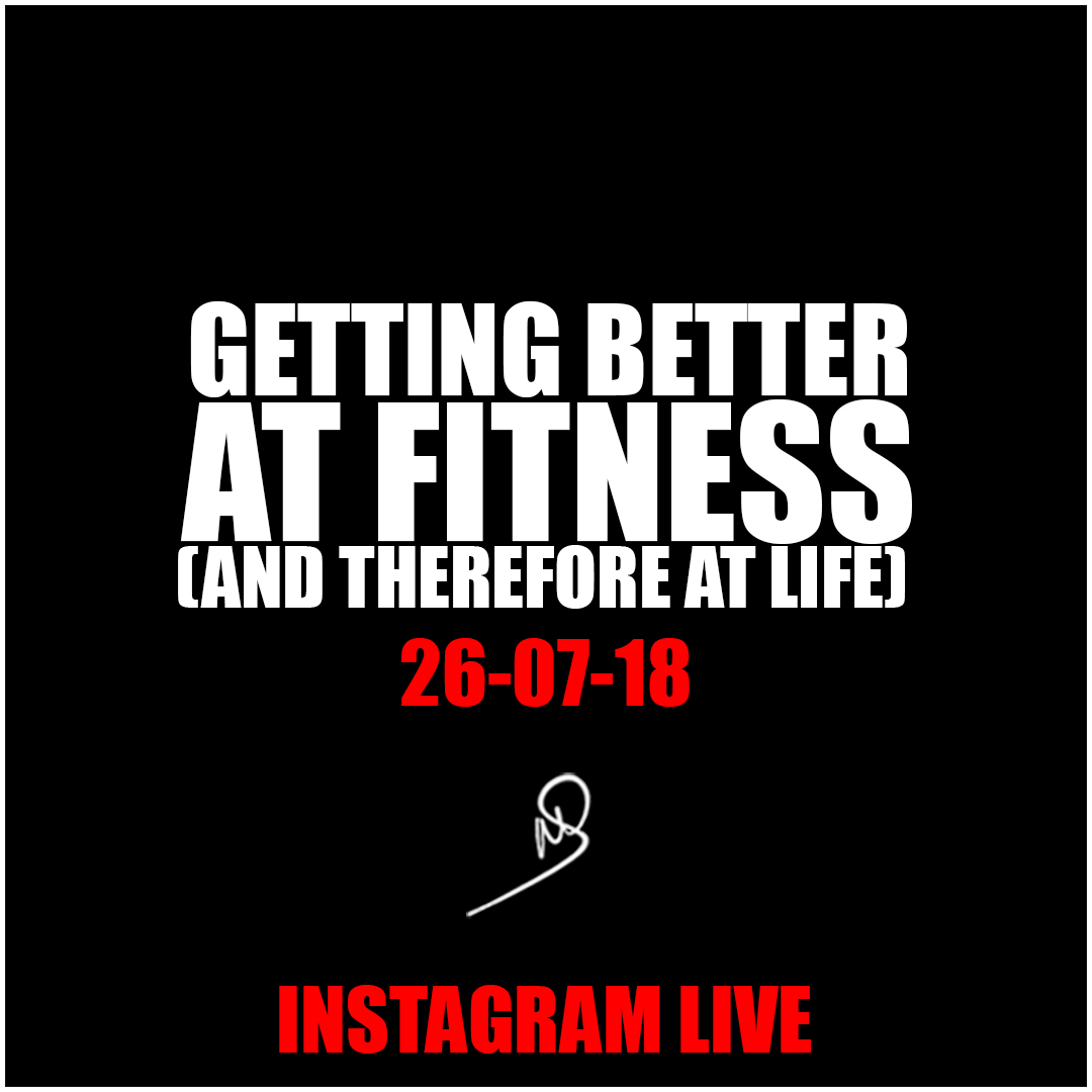 Getting better at fitness – Instagram live