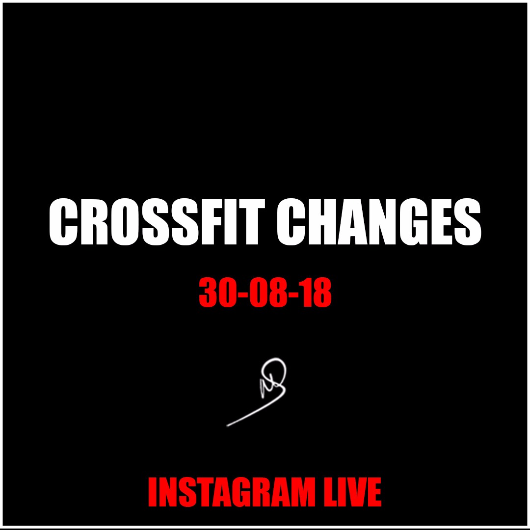 CrossFit Changes – Instagram Live